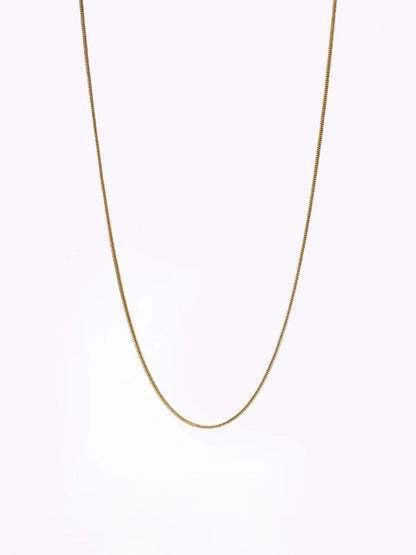 SALTY Pack of 2 Men Round Snake Gold Chain