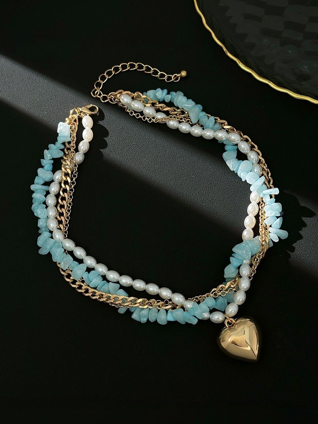 Gold-Plated Enamelled Chain