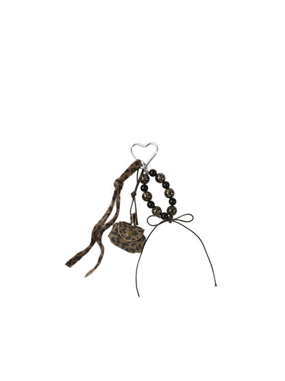 SALTY The Leopard Loop Keyring Bag Charm