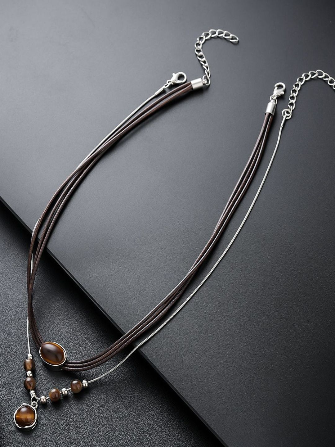Women Enamelled Minimal Artificial Beads Chain