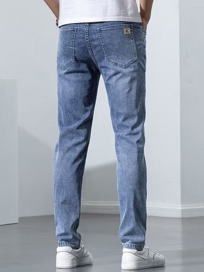 Men Regular Fit Mid-Rise Light Fade Jeans