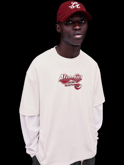 Short sleeve print T-shirt