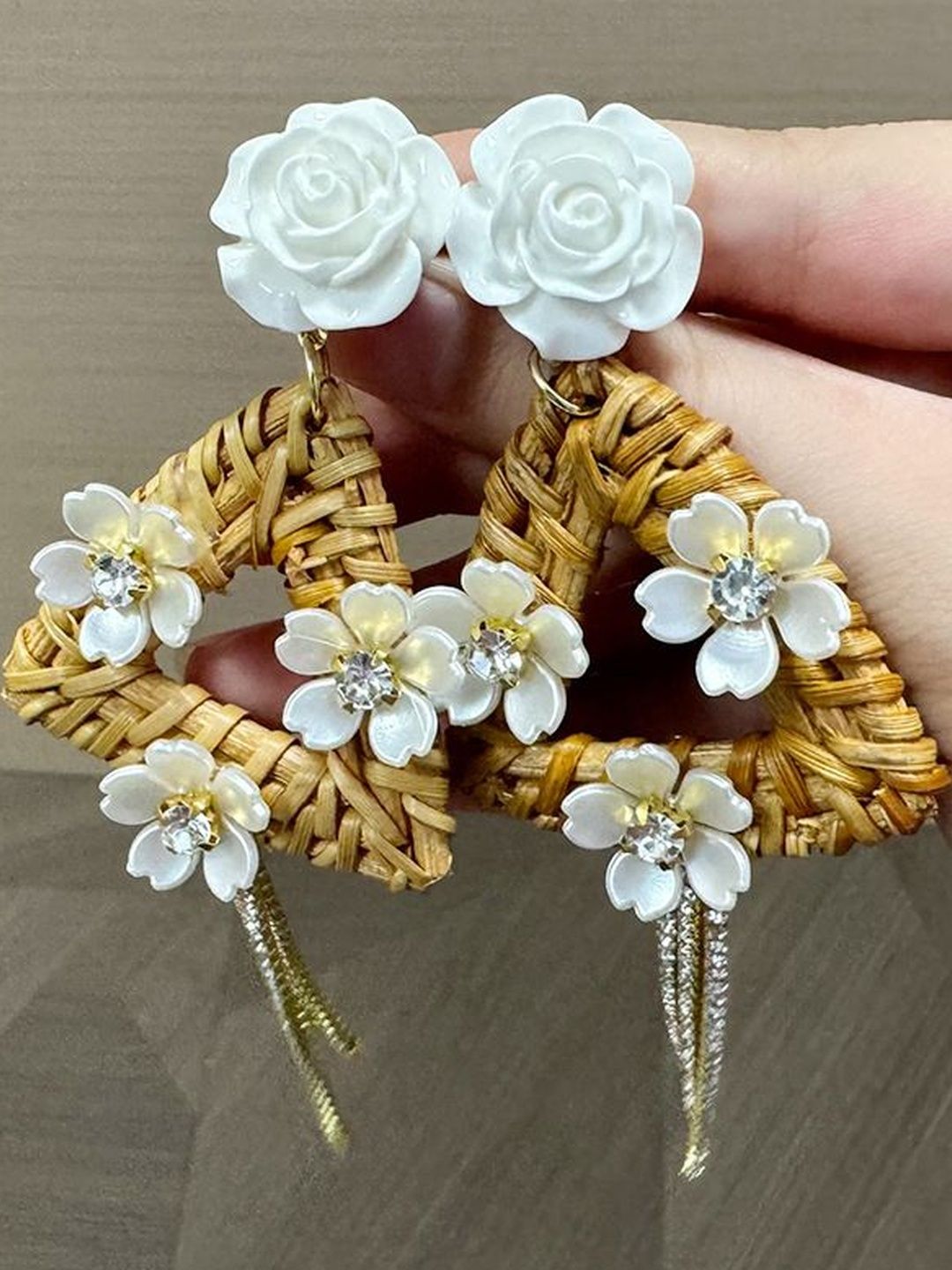 Floral Drop Earrings