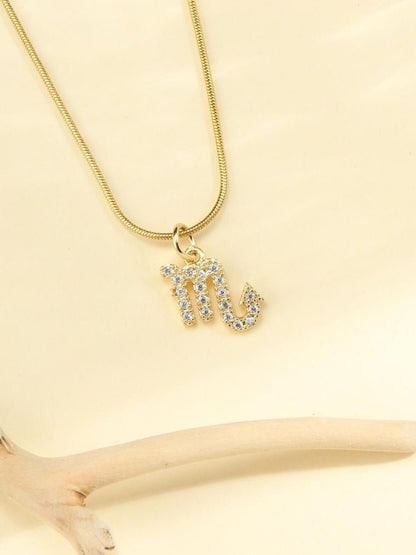 SALTY Contemporary Artificial Stones Studded Pendant with Chain