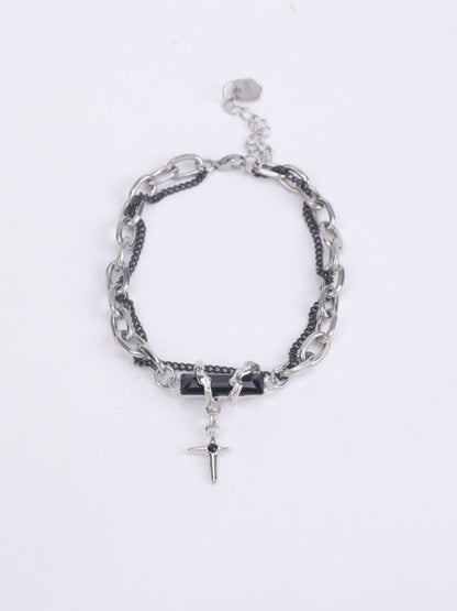 SALTY Men Stainless Steel Link Bracelet
