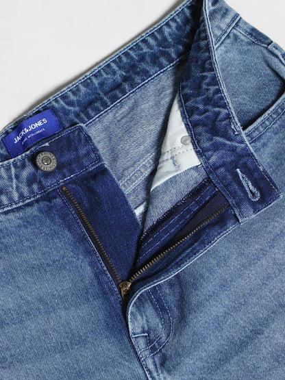 Men High-Rise Relaxed Fit Heavy Fade Jeans