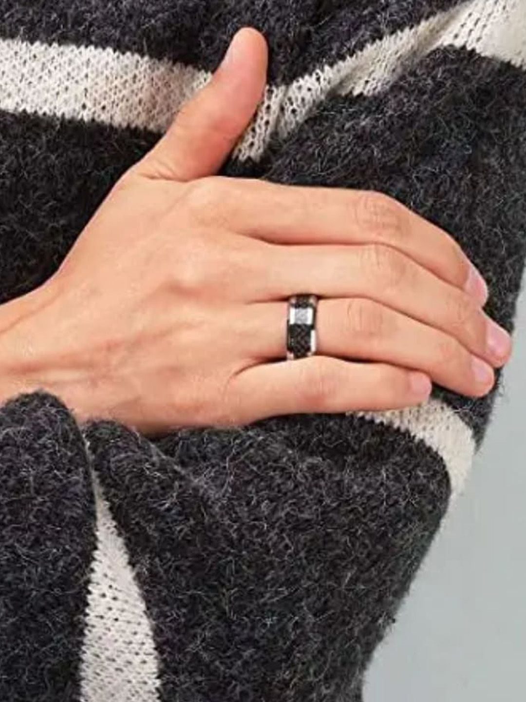 SALTY Men Stainless Steel Astor Ring