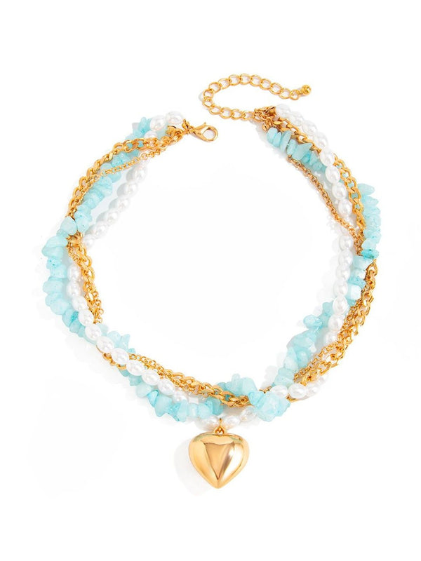 Gold-Plated Enamelled Chain