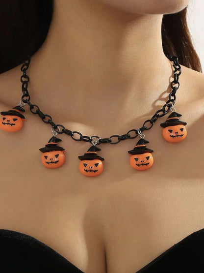 SALTY Halloween Pumpkin Necklace