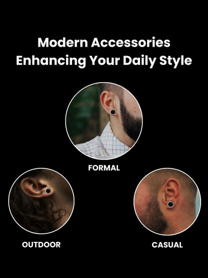 SALTY Men Circular Hoop Earrings