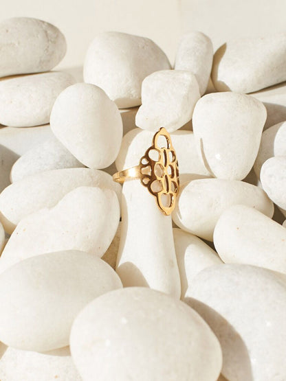 SALTY Women Edwardian Cutwork Finger Ring