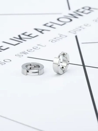 SALTY Men Contemporary Hoop Earrings