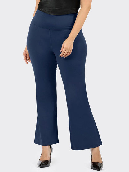 Women Flared High-Rise Trousers