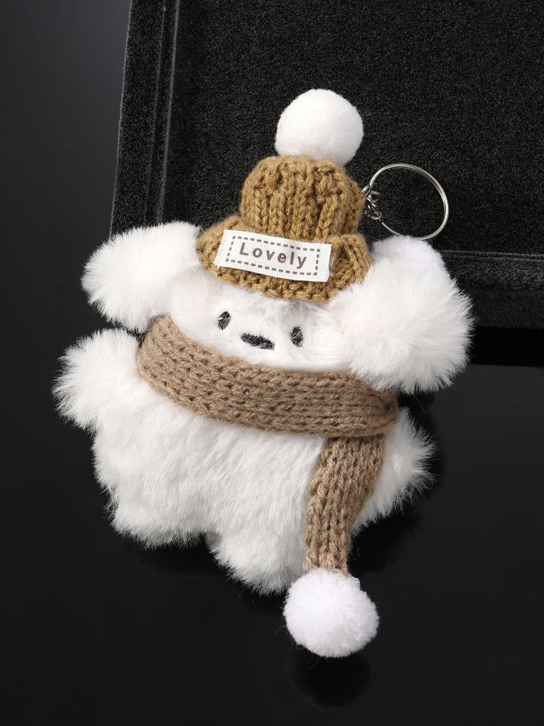 SALTY Plush Snowbark Dog Bag Charm