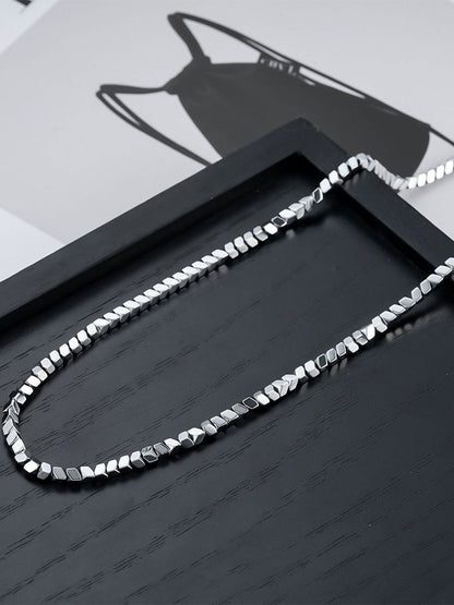 Stainless Steel Silver-Plated Chain