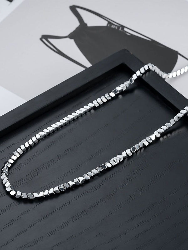 Stainless Steel Silver-Plated Chain