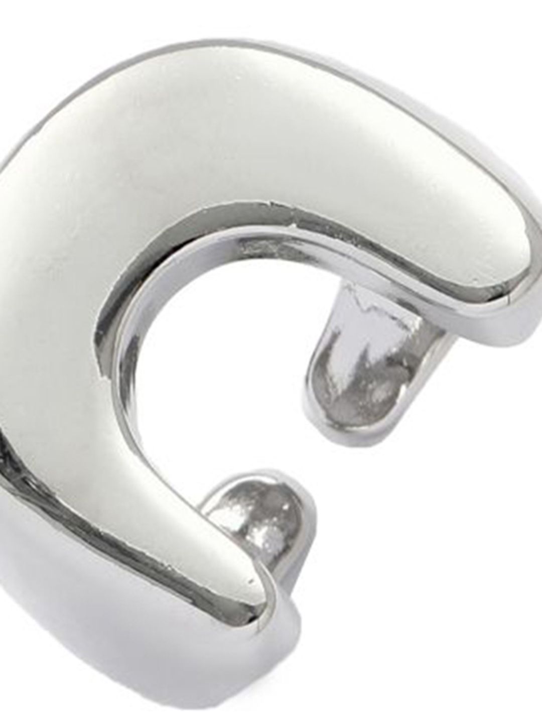 SALTY Women & Girls Moonbend Silver Stylish Adjustable Finger Ring