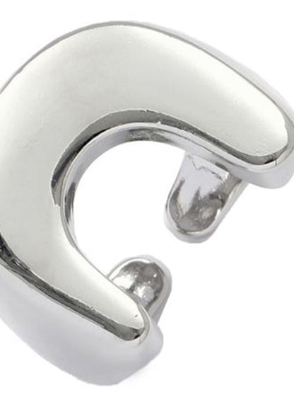 SALTY Women & Girls Moonbend Silver Stylish Adjustable Finger Ring
