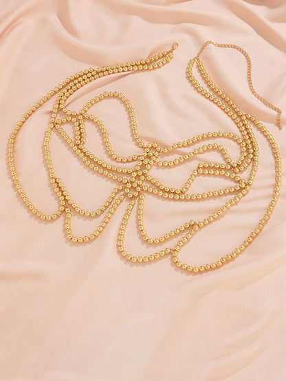 Gold-Plated Layered Body Chain