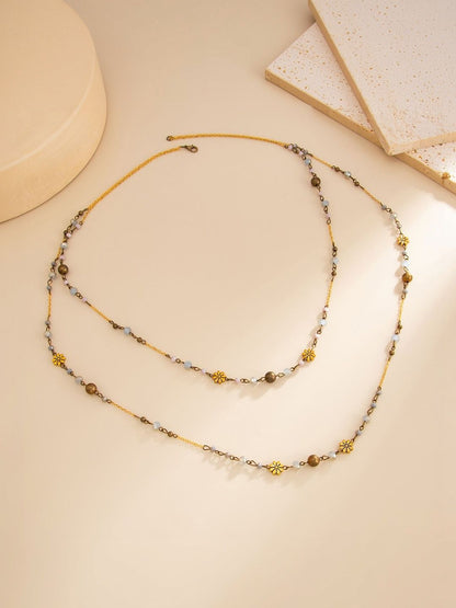 Gold-Plated Layered Necklace