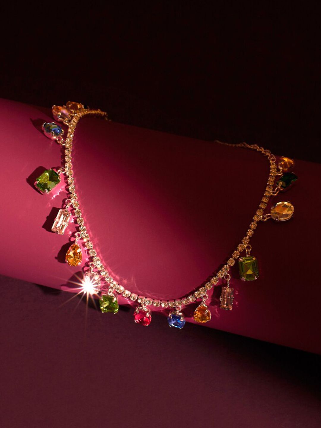 SALTY Stainless Steel Sundara Multi Stone Chain