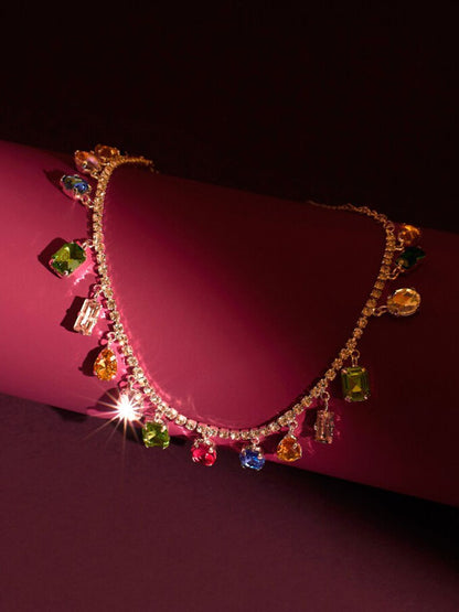 SALTY Stainless Steel Sundara Multi Stone Chain