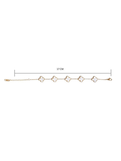 SALTY Women Victorian Clover Adjustable Bracelet for Accessories for Everyday Wear