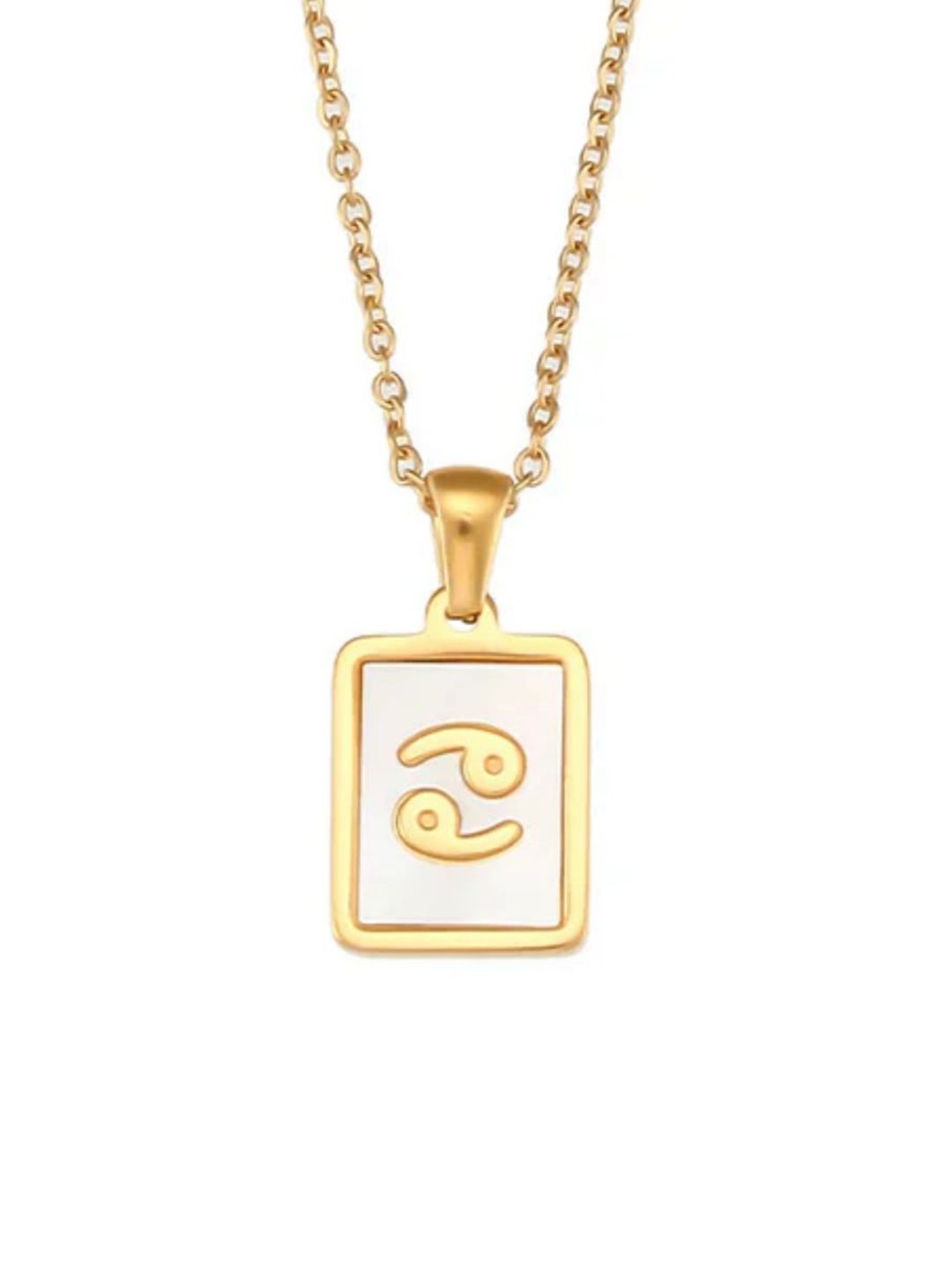 SALTY Set Of 2 Cancer & Virgo Pendant With Chain