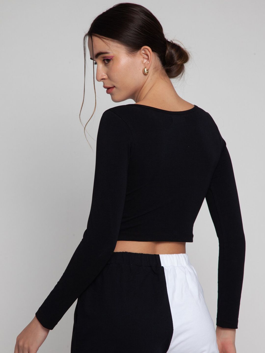 Black And White Split Jogger