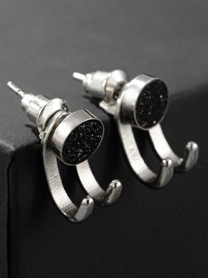SALTY Stainless Steel Contemporary Studs Earrings
