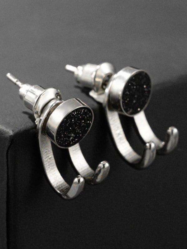 SALTY Stainless Steel Contemporary Studs Earrings