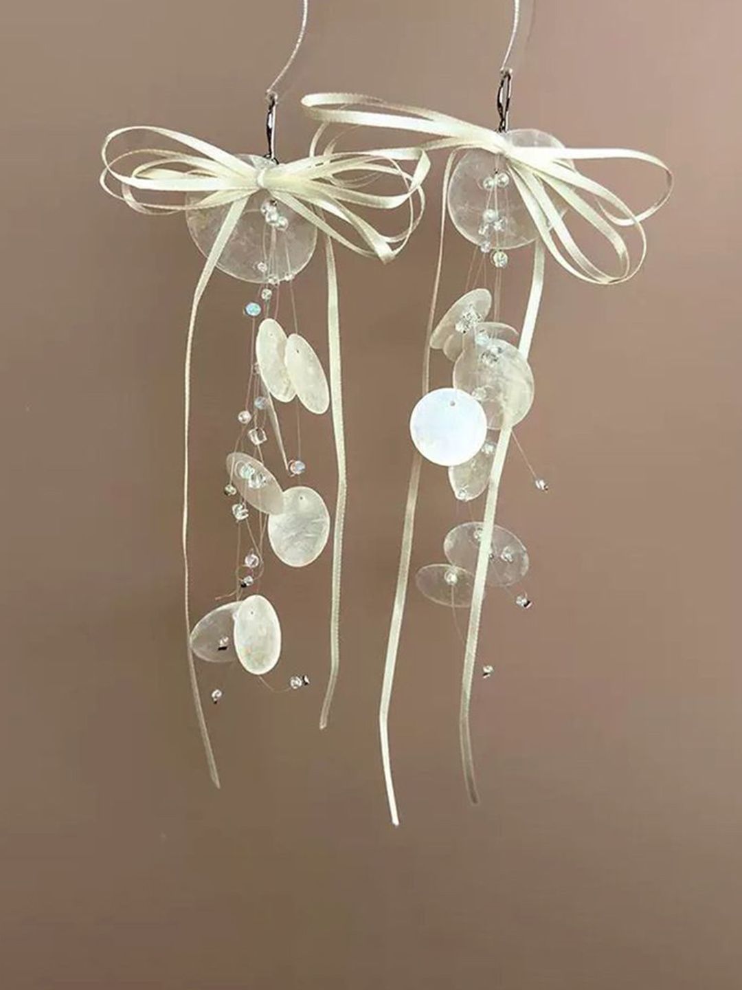 Circular Shaped Drop Earrings