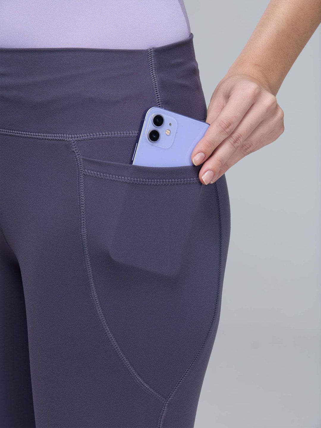 Women Mauve Sculpt Leggings