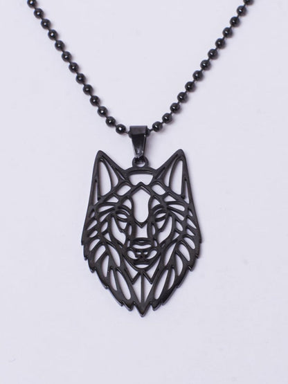 SALTY Men Stainless Steel Animal Shaped Pendant with Chain