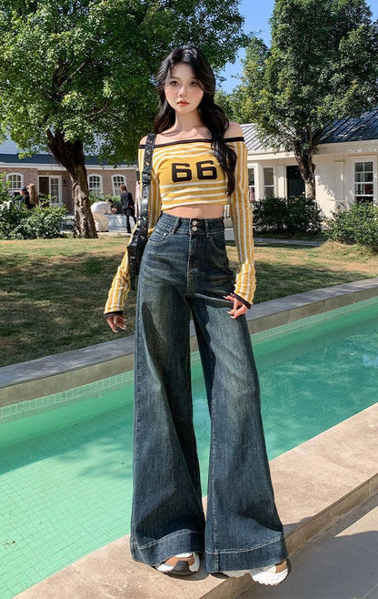 Women Bootcut Light Fade Jeans
