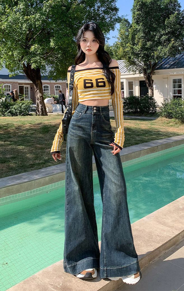 Women Bootcut Light Fade Jeans