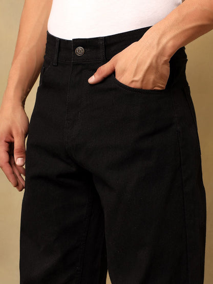 Men Straight Fit Mid-Rise Cotton Stretchable Jeans