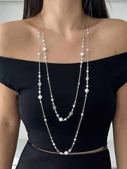 Gold-Plated Enamelled Necklace