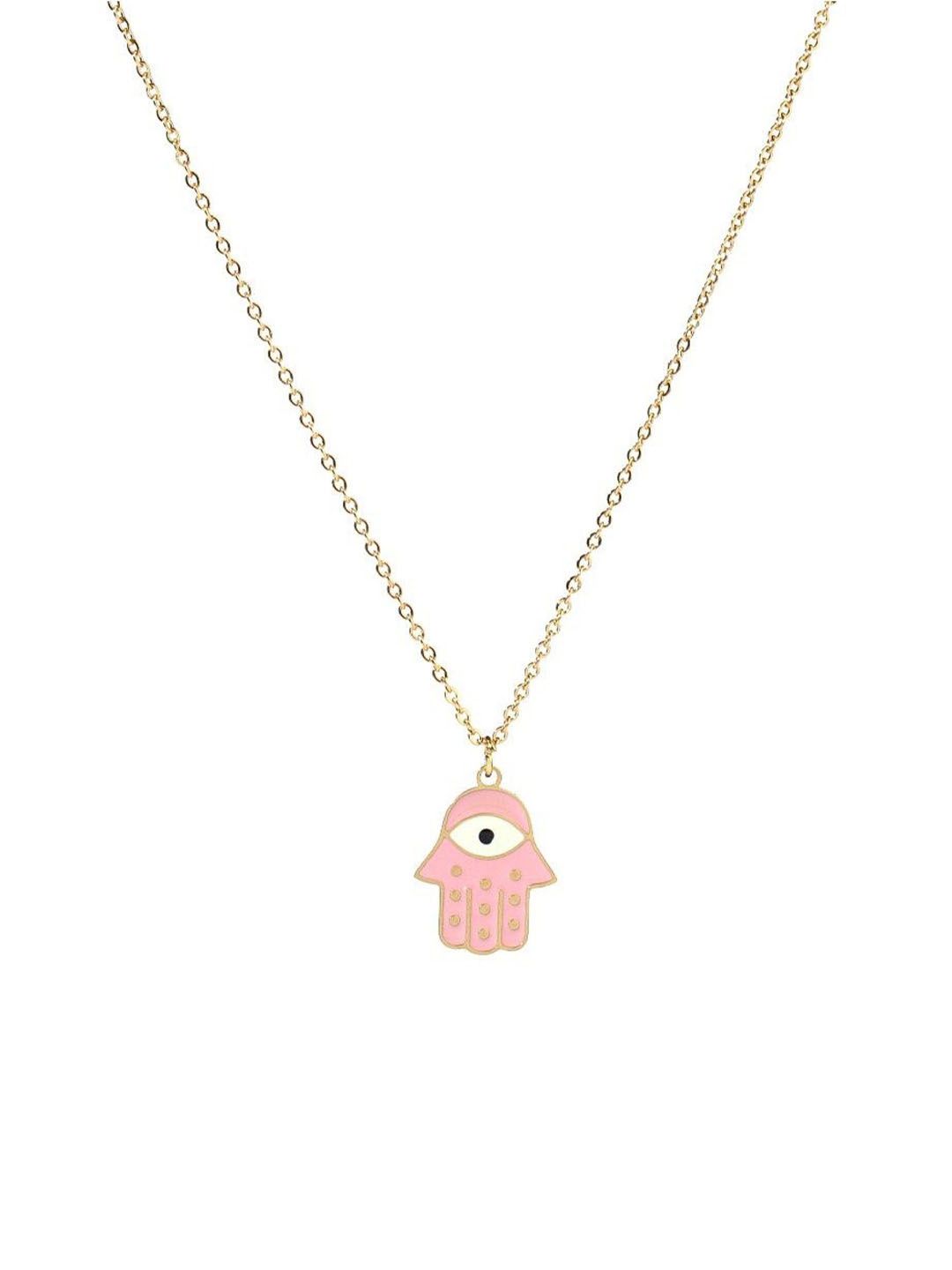 SALTY Stainless Steel Humsa Evil Eye Chain