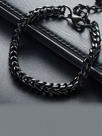 Men Handcrafted Copper-Plated Armlet Bracelet