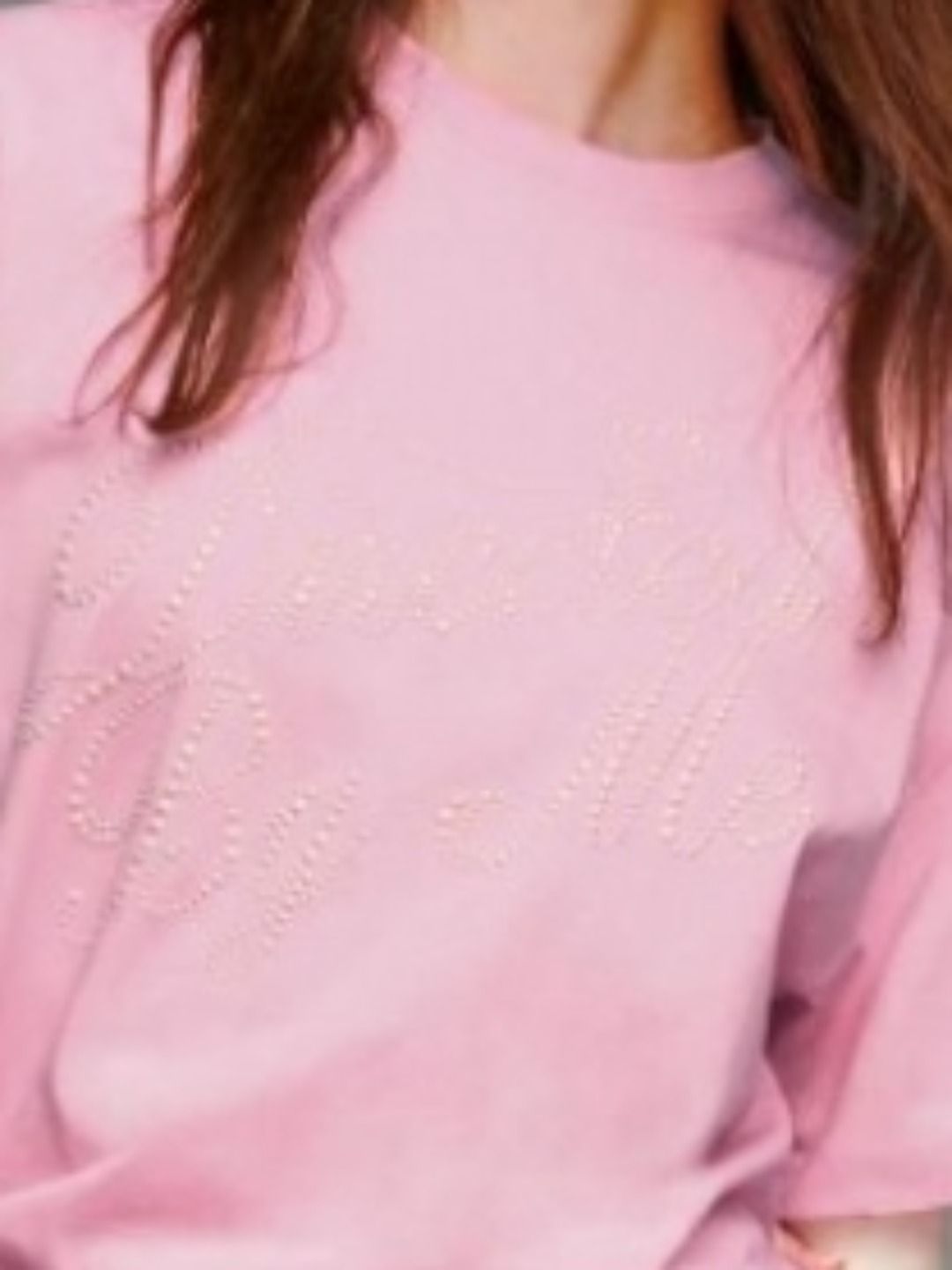 Printed short sleeve oversize T-shirt