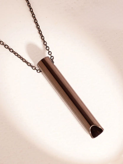 SALTY Pack of 2 Men Polished Prism Pendant