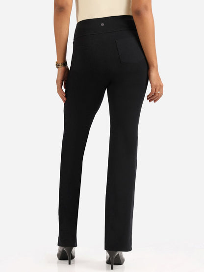 Women High Waist The Groove In Cotton Flare Track Pants