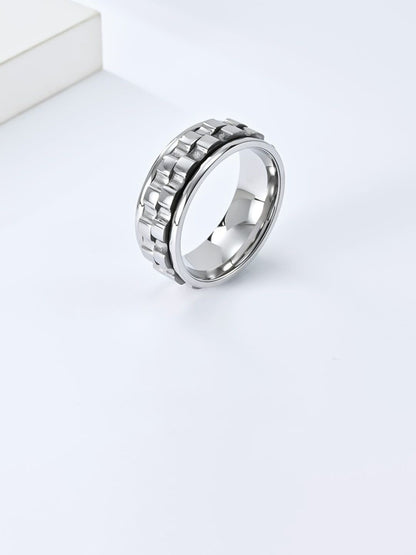 SALTY Men Stainless Steel Popeye Classic Finger Rings