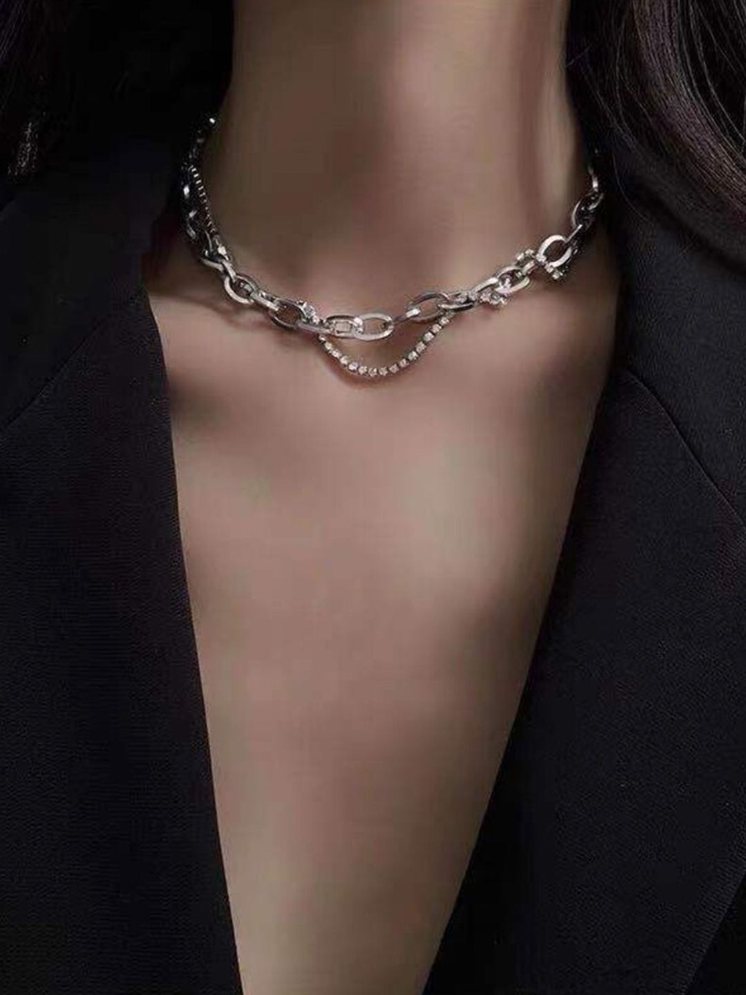 SALTY Stainless Steel Chain Layered Chain