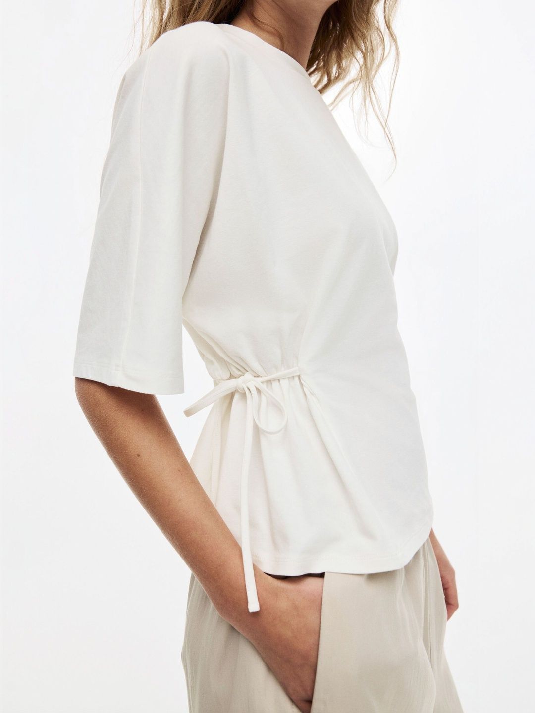 Tie-Detail T-Shirt