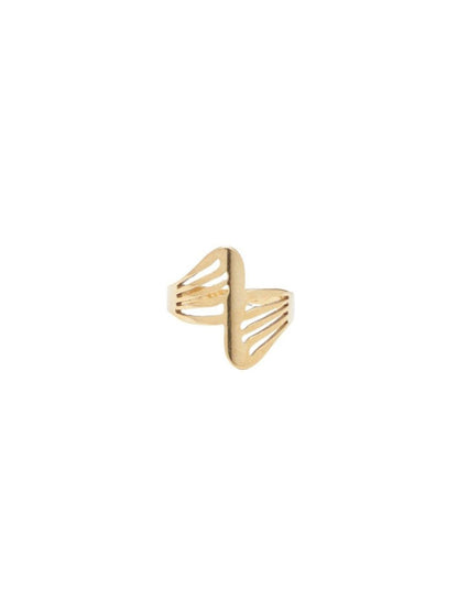 SALTY Textured Round Finger Ring