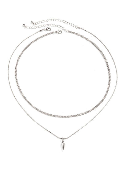 Silver-Plated Minimal Necklace