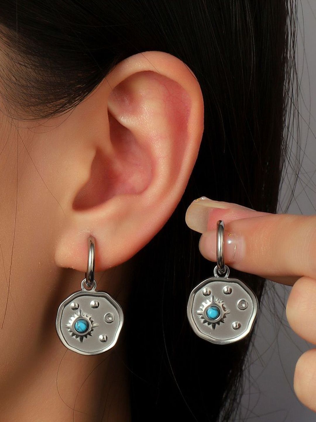 SALTY Contemporary Rococo Romance Drop Earrings