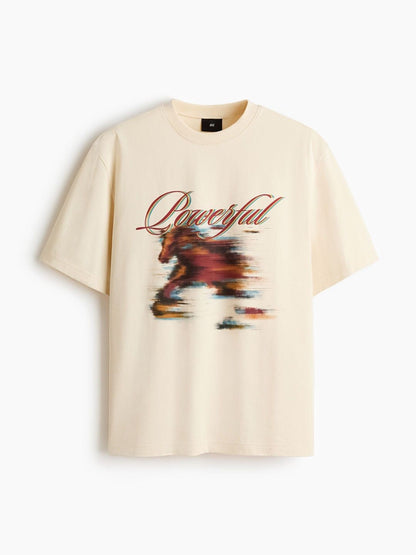 Loose Fit Printed T-Shirt